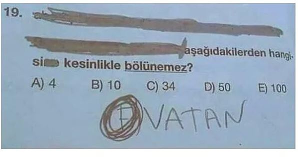 Öğrencilerin Sınav Sorularına Verdikleri Komik Cevaplar