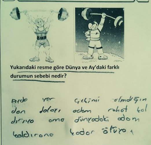 Öğrencilerin Sınav Sorularına Verdikleri Komik Cevaplar