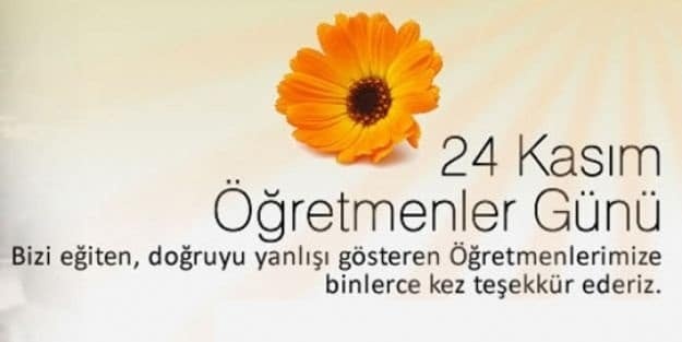 24 Kasım Öğretmenler Günü Kutlu Olsun Mesajları