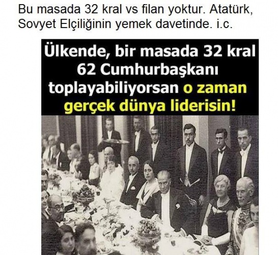 ATATÜRK FOTOĞRAFLARINDA TAHRİFAT !