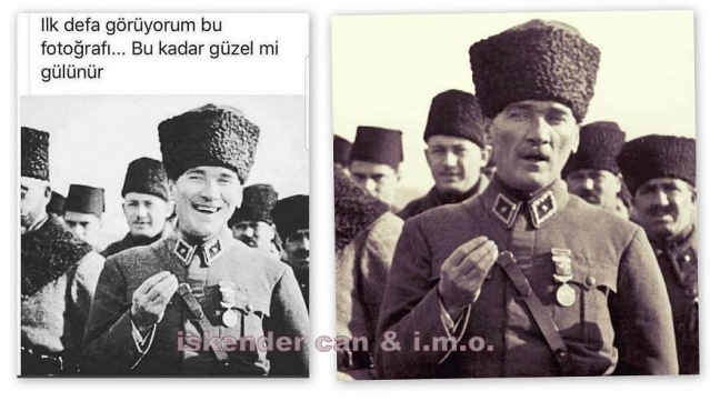 ATATÜRK FOTOĞRAFLARINDA TAHRİFAT !