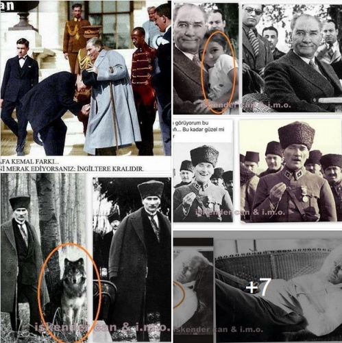 ATATÜRK FOTOĞRAFLARINDA TAHRİFAT !