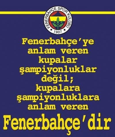 Resimli Fenerbahçe Sözleri