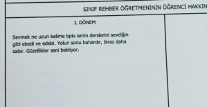 Sınıf Rehber Öğretmeni Edebiyatçı olursa karne görüşleri de böyle olur