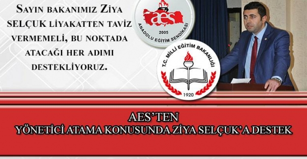 Anadolu Eğitim Sendikası: Yönetici Atama Konusunda Bakan Ziya Selçuk'a Destek Verdi