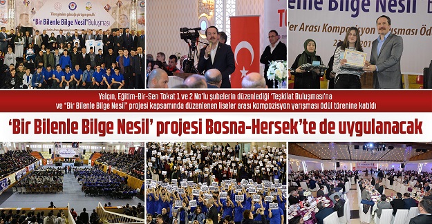'Bir Bilenle Bilge Nesil' projesi Bosna-Hersek'te de uygulanacak