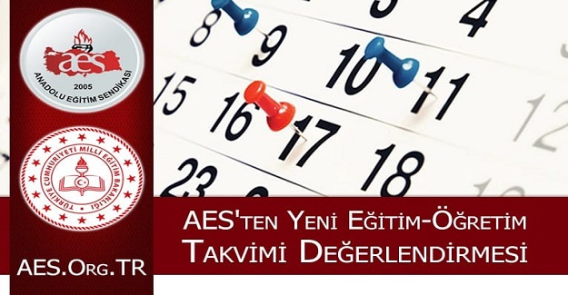 AES'ten Yeni Eğitim-Öğretim Takvimi Değerlendirmesi