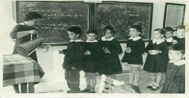 1955-60'lı yıllar, Ankara’da bir ilkokul...