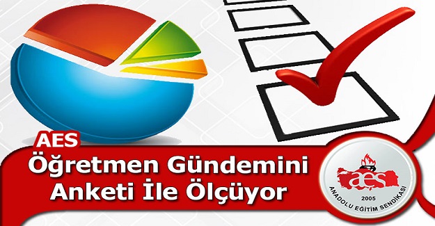 AES Öğretmen Gündemini Anketi İle Ölçüyor