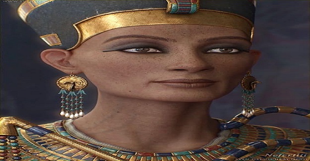 Mısır Diyarının Güçlü ve Güzel Kraliçesi Nefertiti..