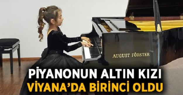 Piyanonun 8 Yaşındaki Altın Kızı Nil Göksel Viyana'dan Birincilikle Döndü
