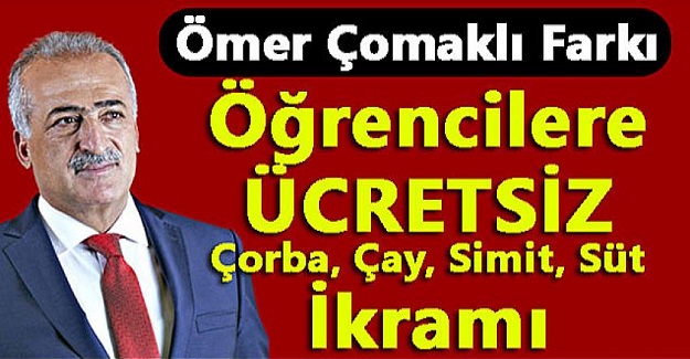 Atatürk Üniversitesi Rektörü Ömer Çomaklı'dan öğrencilere büyük jest.