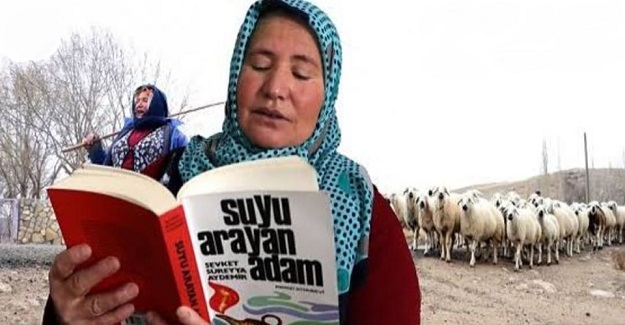 Çobanlık Yapan İlkokul Mezunu 55 Yaşındaki Esme Demirtaş'ın En Büyük Zevki Kitap Okumak
