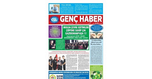 Türkiye'de Bir İlk Gerçekleşti. Lise Öğrencileri Okul Ve Çevre Gazetesi Çıkardı