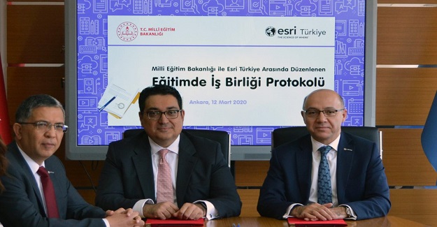 YEĞİTEK ve ESRİ Türkiye arasında "Eğitimde İşbirliği Protokolü" imzalandı