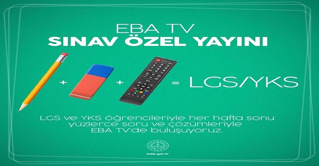 LGS Ve YKS Öğrencilerine TRT EBA Tv'de Hafta Sonları İçin Sınav Özel Yayını