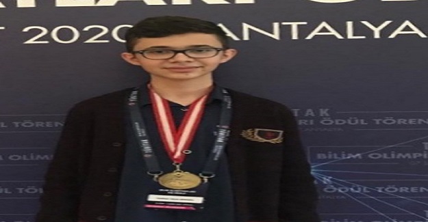 TÜBİTAK Bilim Olimpiyatlarında BİLSEM Öğrencisi Yunus Taha, Girdiği Tüm Sınavlarda Başarılı Olarak Madalya Aldı