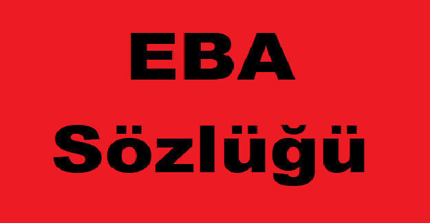 EBA Sözlüğü