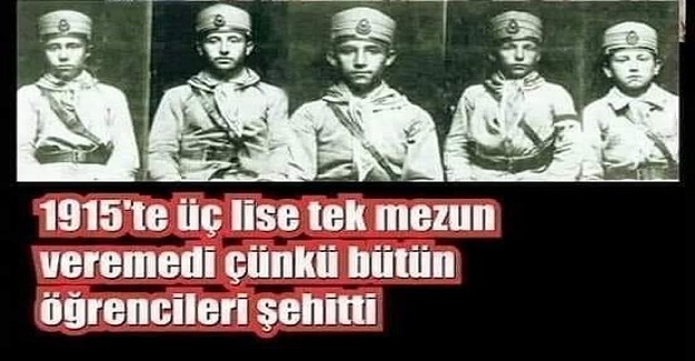 1915'te Üç Lise Tek Mezun Bile Veremedi