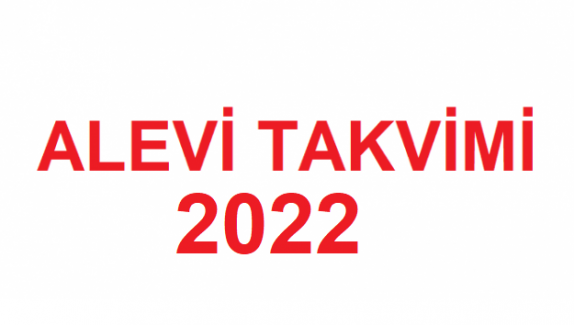 ALEVİ TAKVİMİ 2022