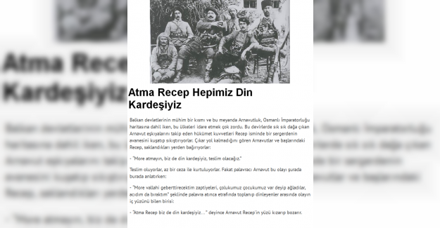 Atma Recep Din Kardeşiyiz Deyiminin Anlamı ve Hikayesi