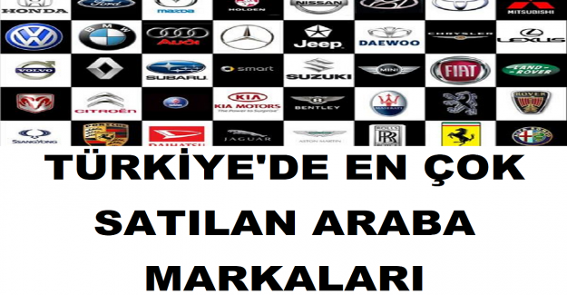 Türkiye'de En Çok Satılan Araba Markaları