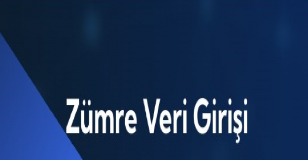 Zümre Veri Girişi İşlemleri