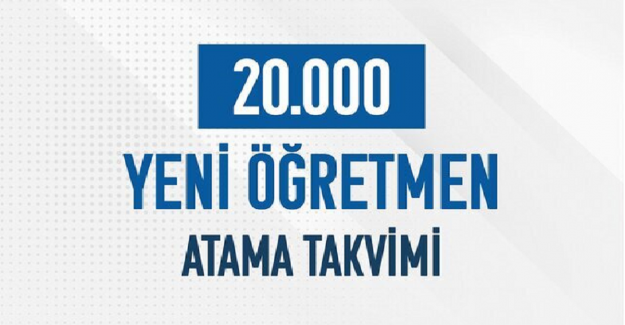 Sözleşmeli Öğretmen Atama Takvimi