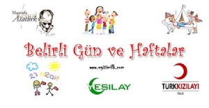 UNUTULAN BELİRLİ GÜN VE HAFTALAR 