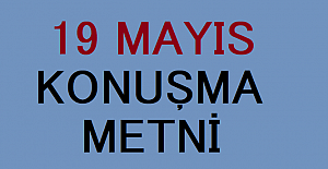 19 MAYIS ÖĞRETMEN KONUŞMA METNİ