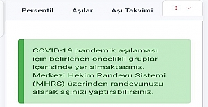 Sınıf Öğretmenlerine Aşı Randevusu Verilmeye Başlandı