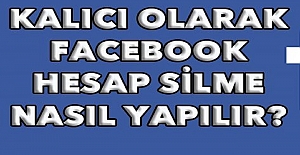 Facebook Kalıcı Hesap Silme