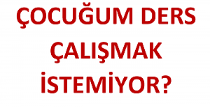 Çocuğum Ders Çalışmak İstemiyor?