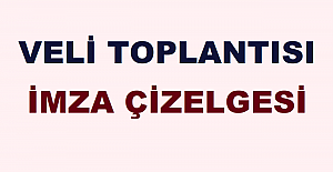 Veli Toplantısı İmza Çizelgesi